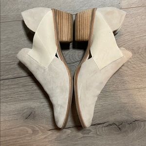 Dolce Vita Beige Suede Ankle Booties